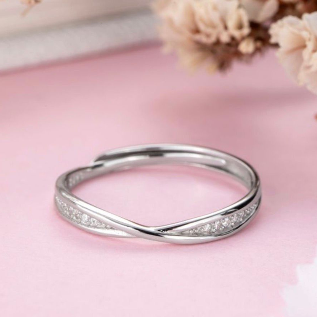 Narrow Diamond Hinged Bangle
