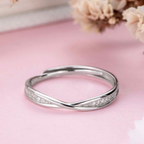 Narrow Diamond Hinged Bangle