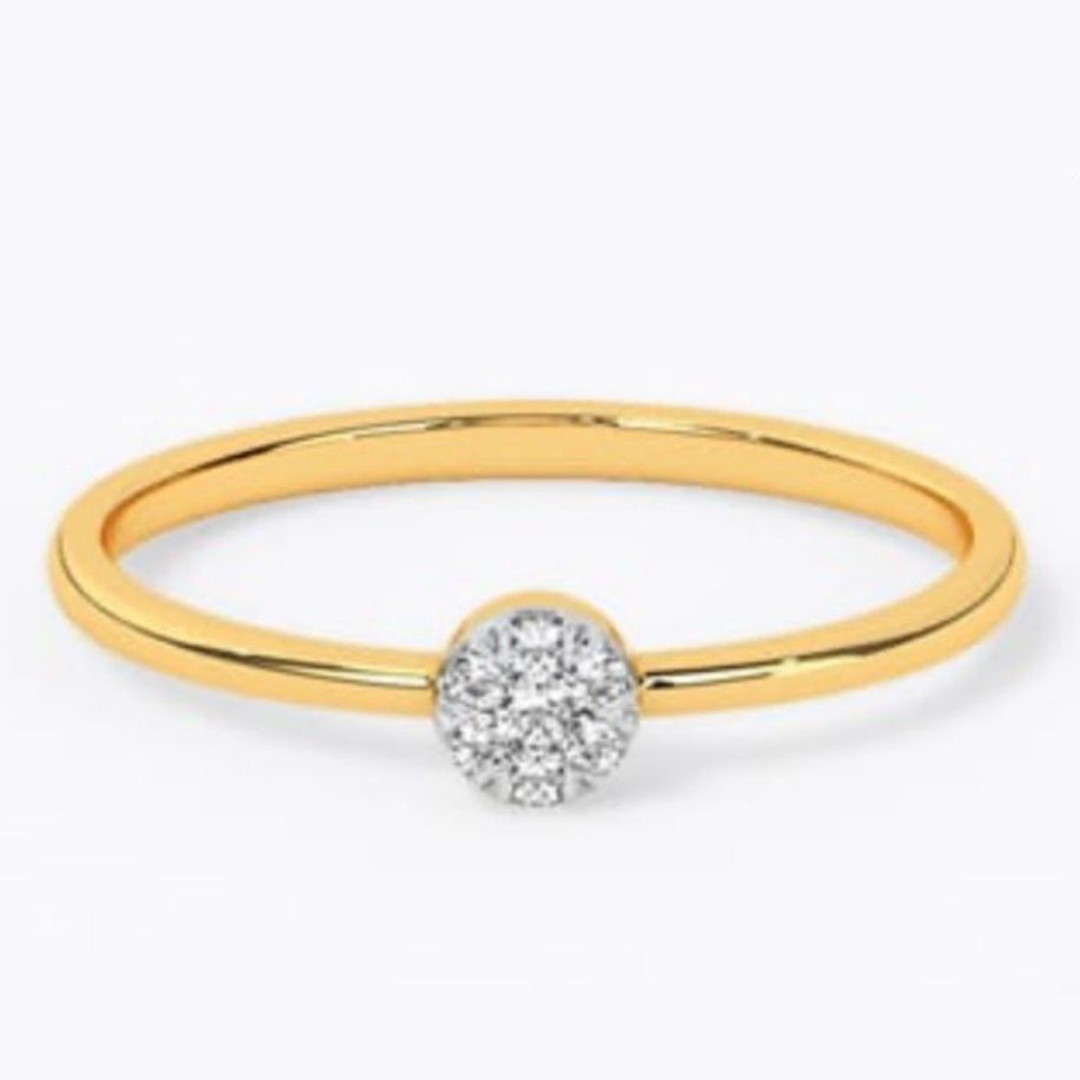 Premium Studded Gloden Ring