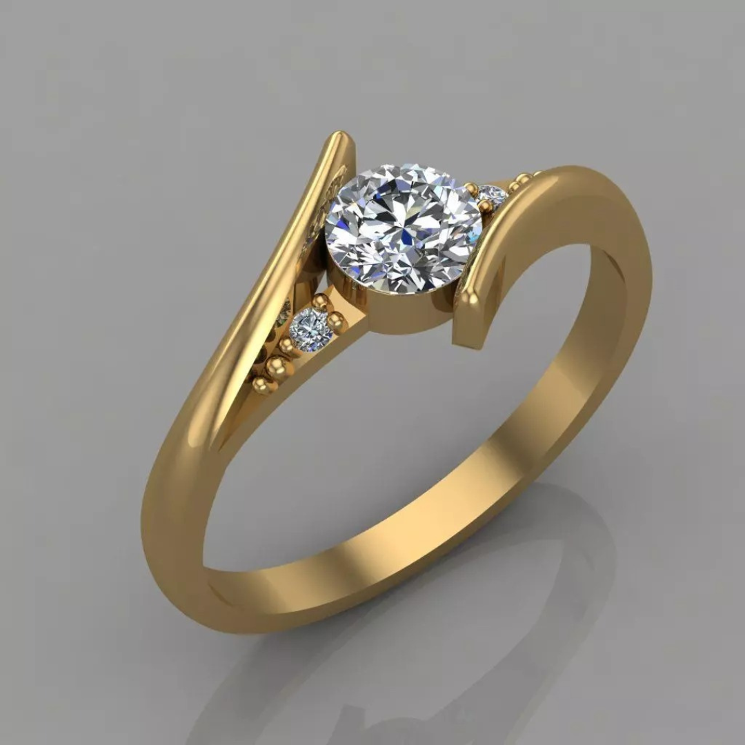 Stylish Gold Ring for Men