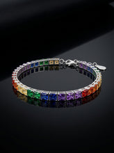 Rainbow Tennis Bracelet