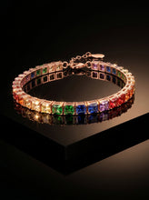 Rainbow Tennis Bracelet