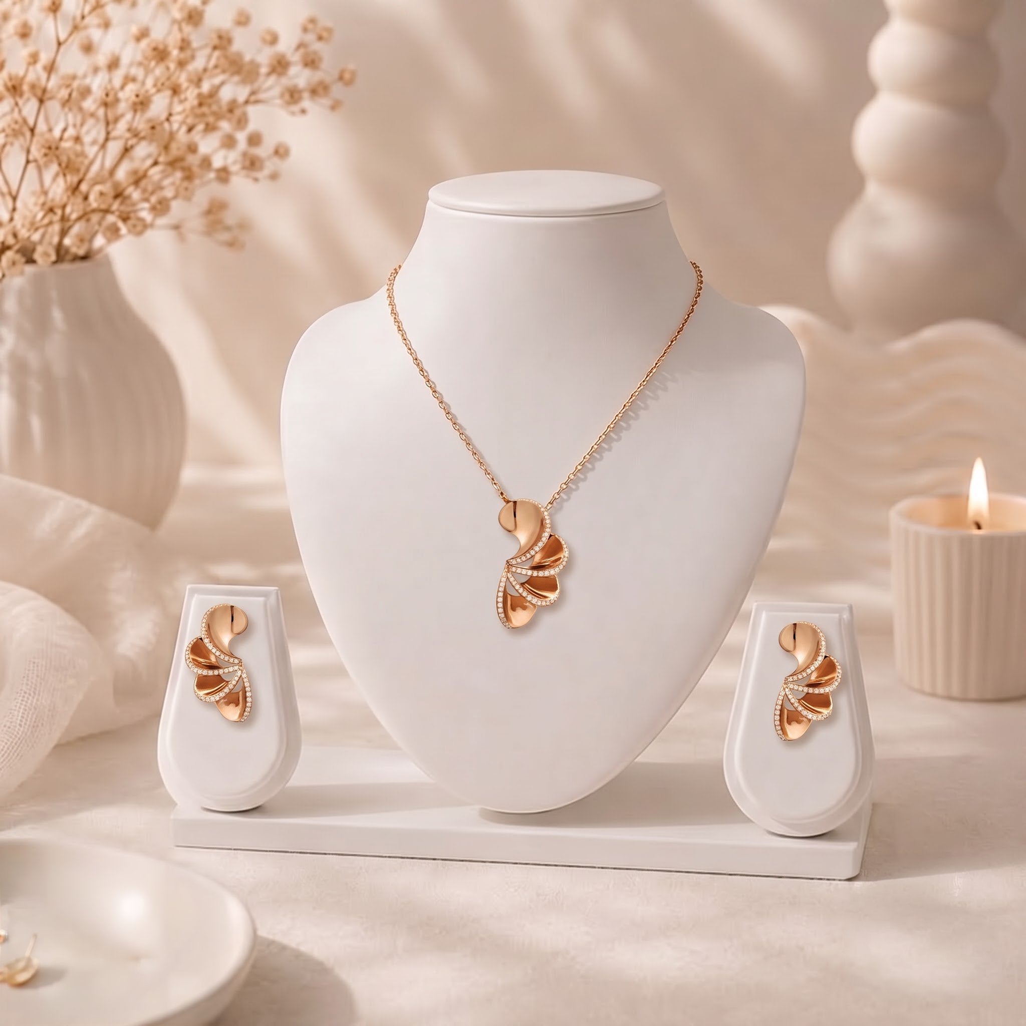 Rose Petal Cascade Set