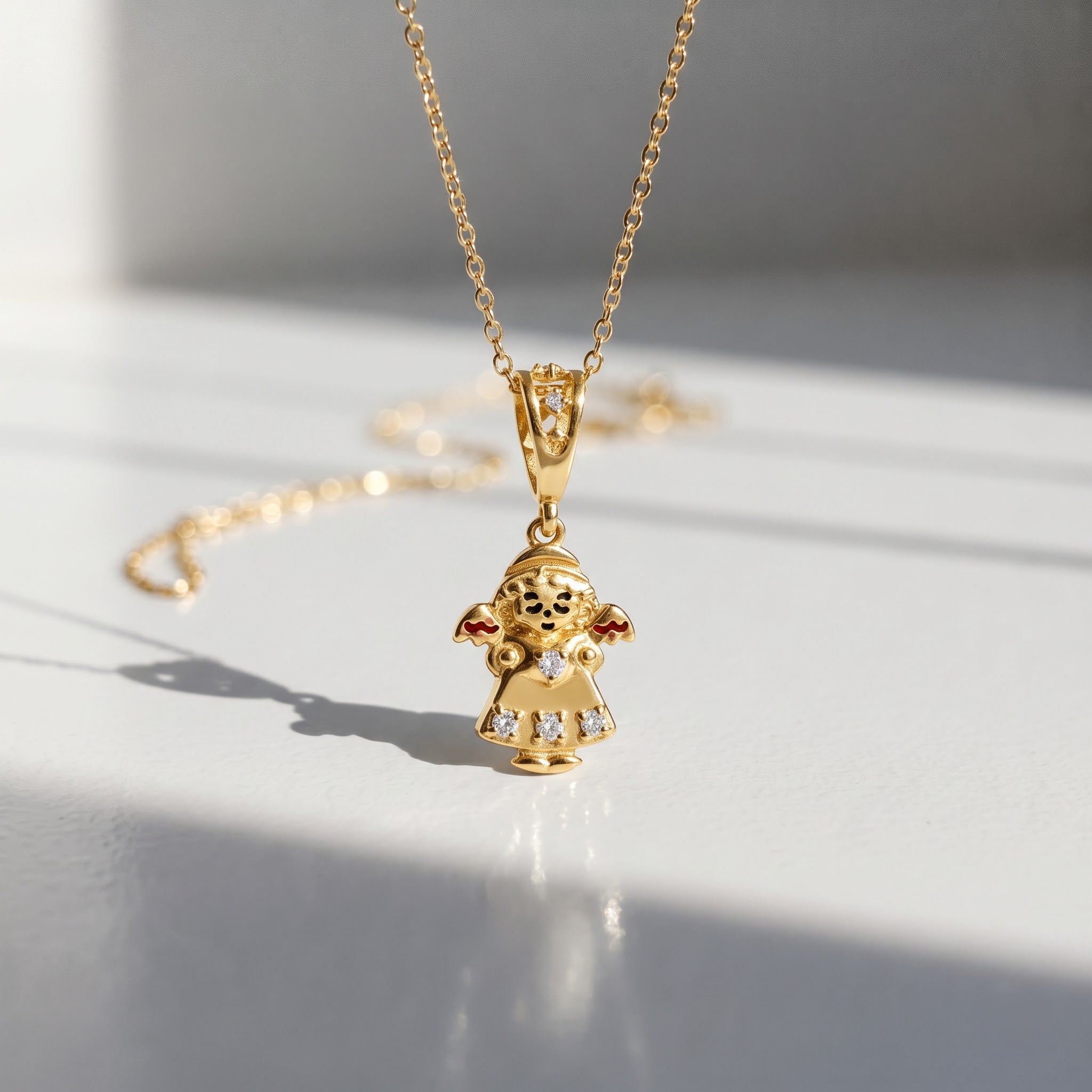 Guardian Angel Pendant with Chain