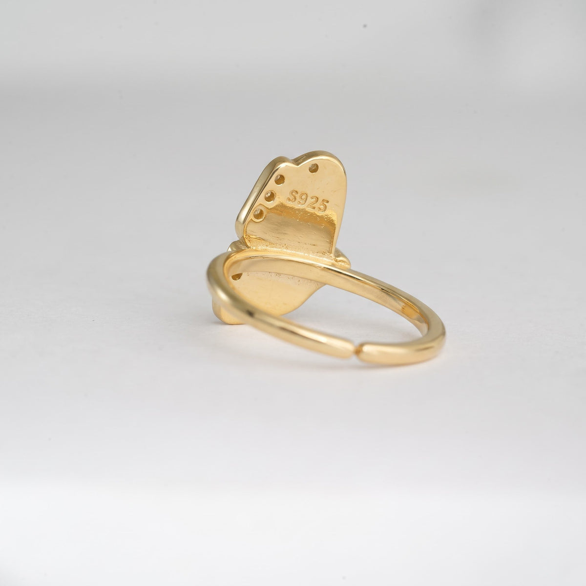 Enamel Butterfly Wing Ring