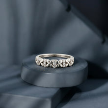 Five-Stone Diamond Floral Band