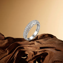 Pave Diamond Filigree Band