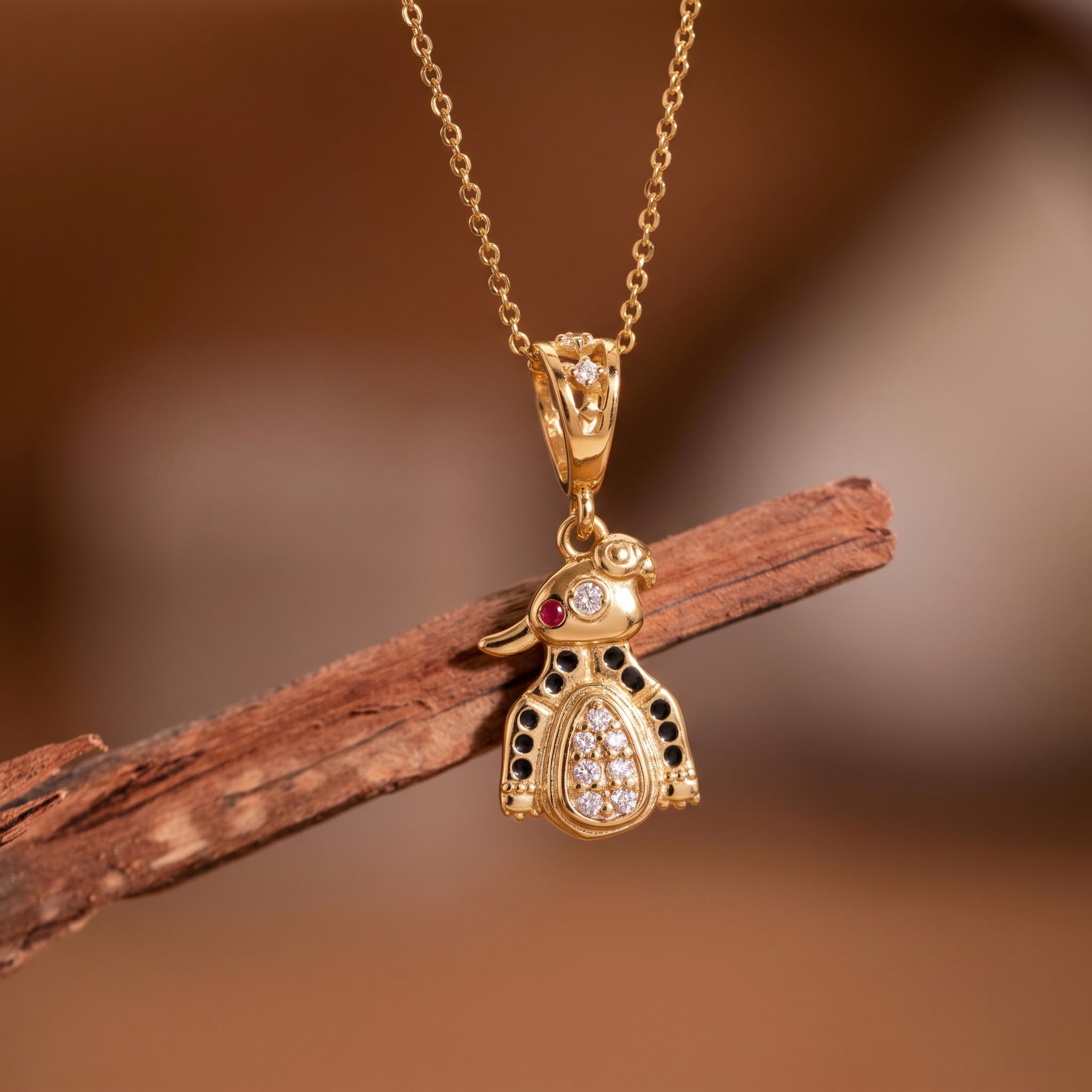 Penguin Pendant with Chain