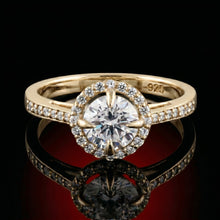 Round Floating Halo Ring