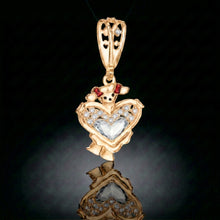 Teddy Bear with Heart Pendant