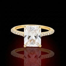 Radiant Two-Tone Pave Ring