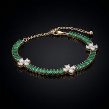 Green Aura floral Bracelet