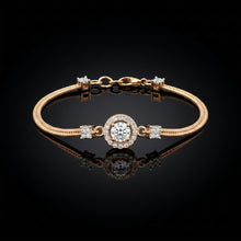 Solitaire Halo Bracelet