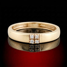 Four-Stone Diamond Square Cluster Band
