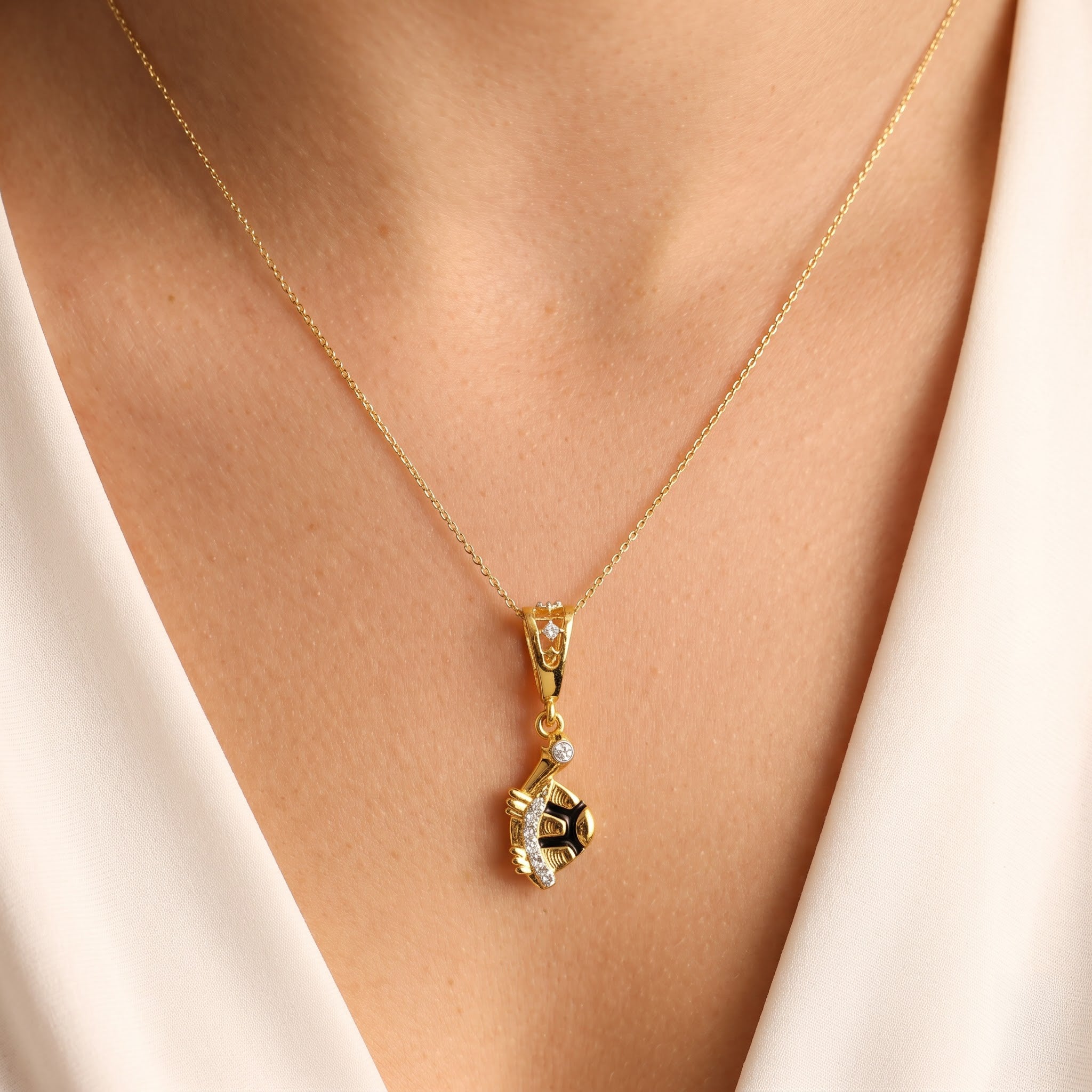 Tortoise Pendant with Chain