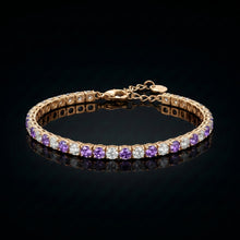 Violet Tennis Bracelet