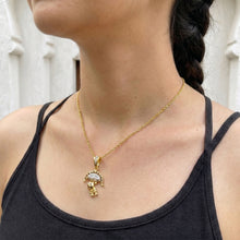 Girl with Umbrella Pendant