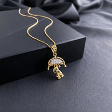 Girl with Umbrella Pendant