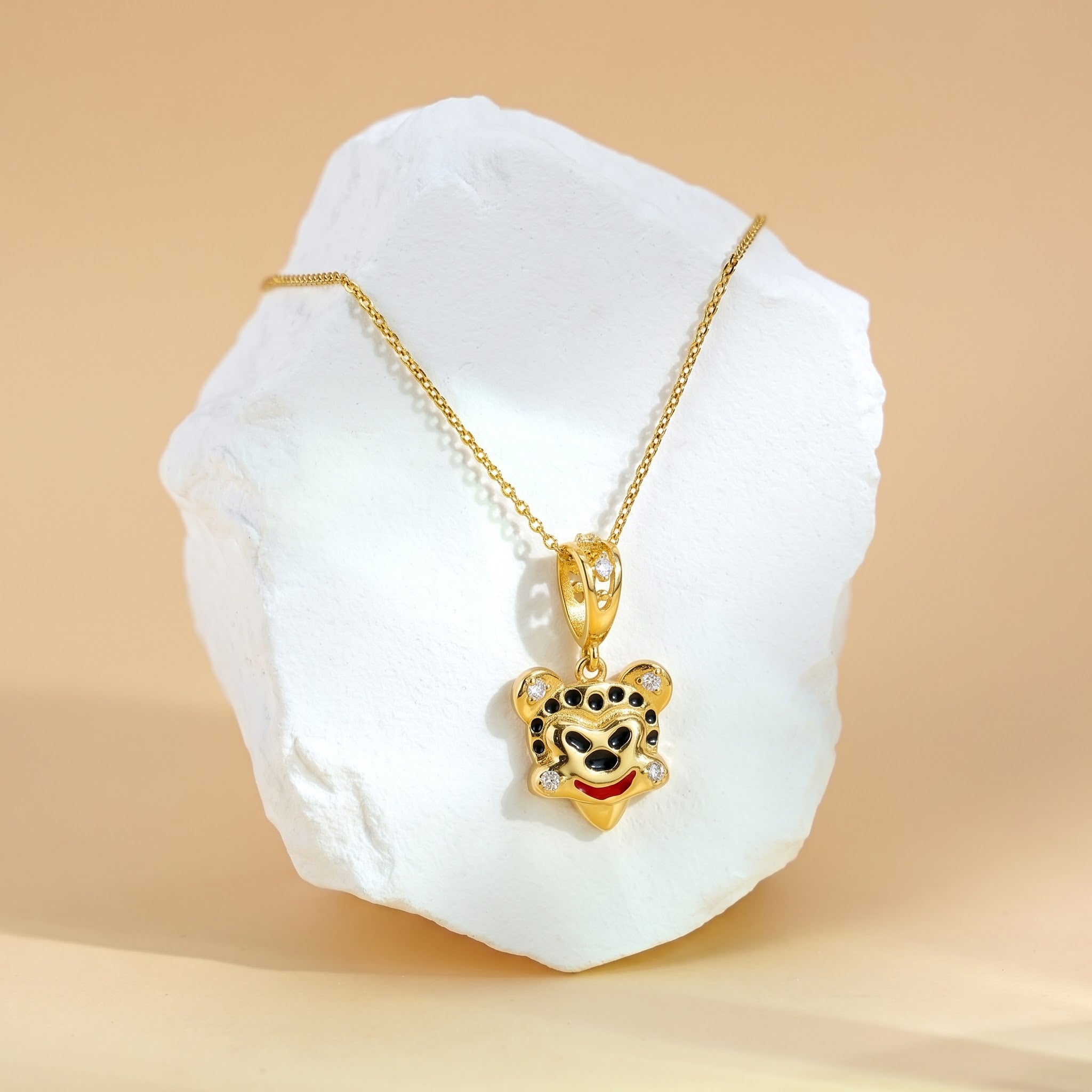 Mickey Mouse Pendant with Chain