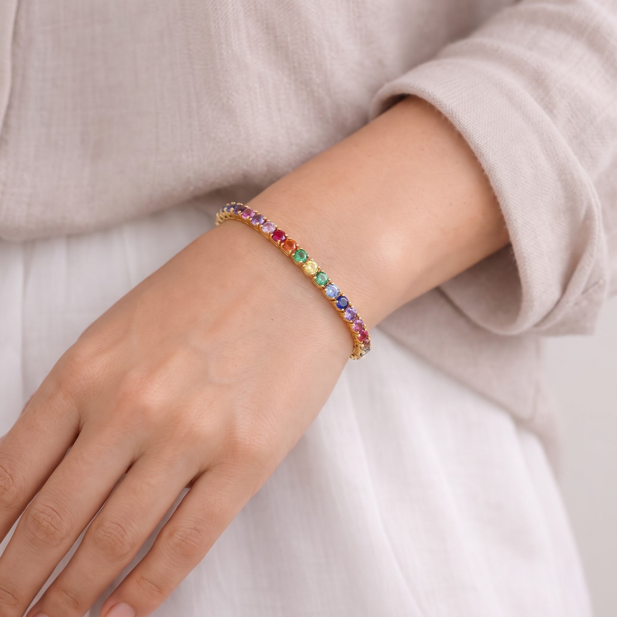 Prism Tennis Bracelet