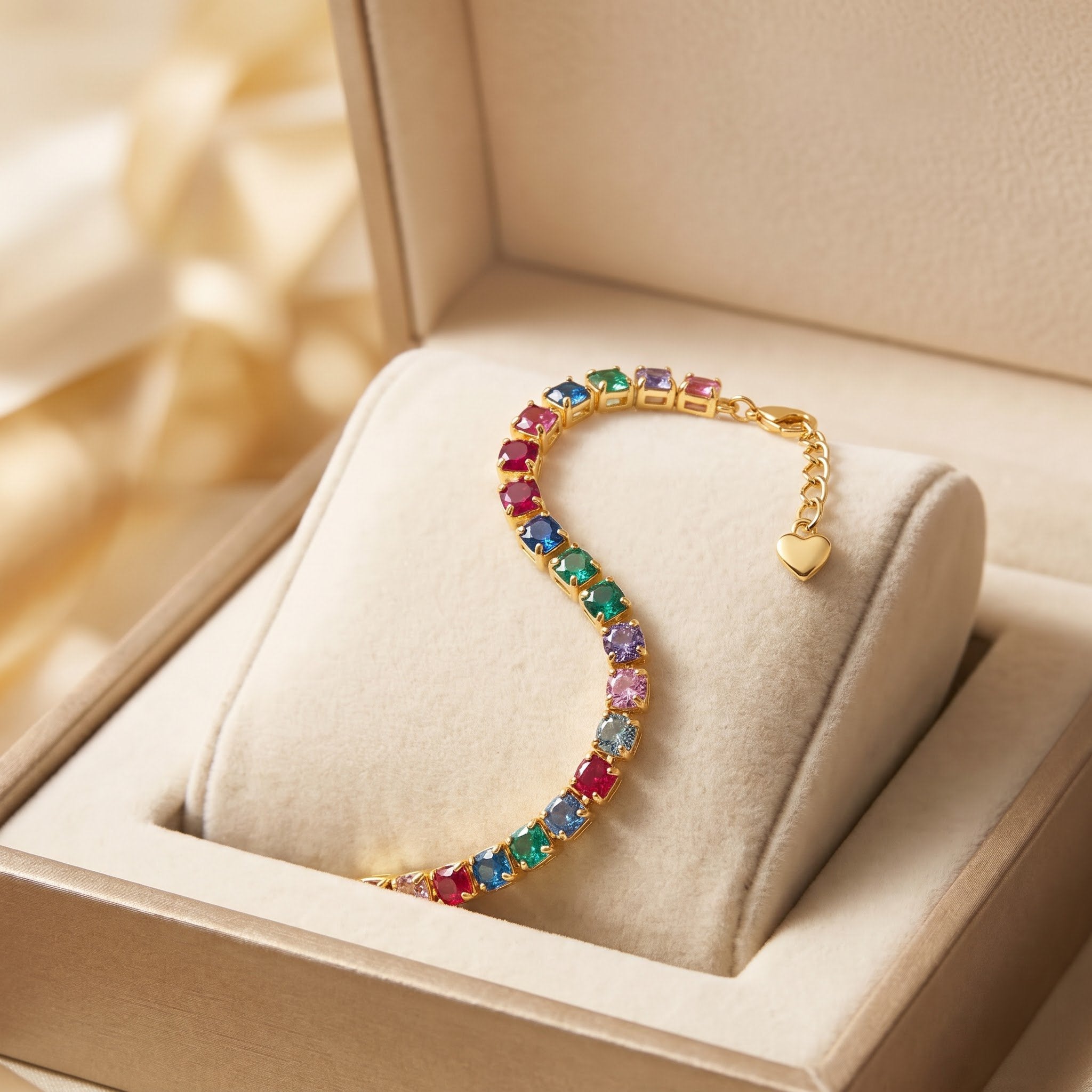 Spectrum Tennis Bracelet