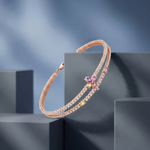 Twin Line Bloom Bracelet