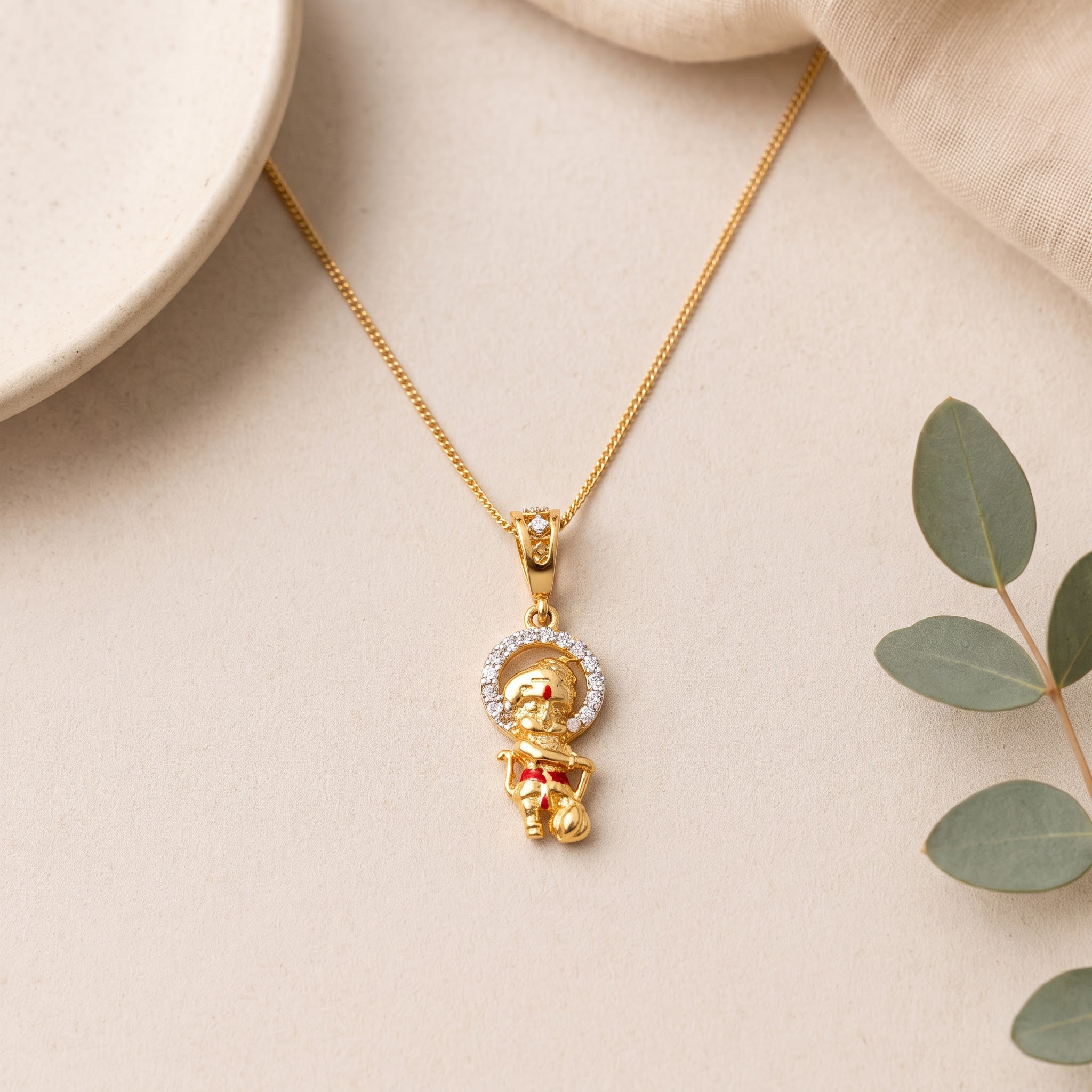 Bal Hanuman Pendant with Chain
