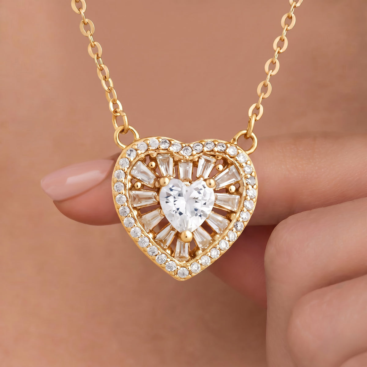 Diamond Heart Necklace