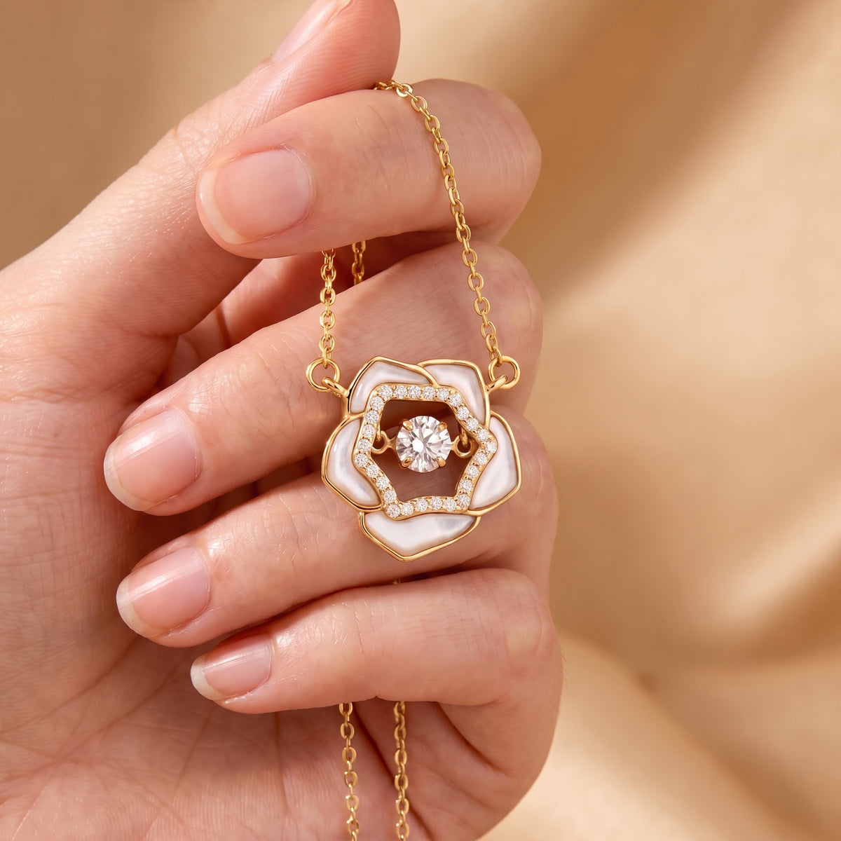 Blooming Diamond Necklace