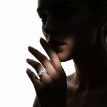 Round Pave Shoulder Solitaire