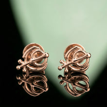 Silver Ik Onkar Stud Earrings