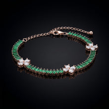 Green Aura floral Bracelet