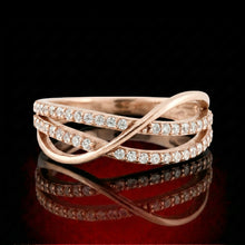 Criss-Cross Pave Band