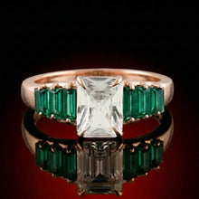 Emerald-Cut Baguette Accent Ring