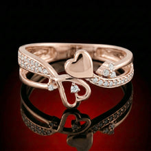 Double Heart Bypass Ring