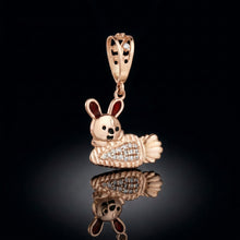 Bunny with Carrot Pendant