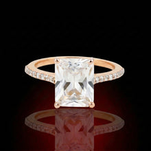 Radiant Two-Tone Pave Ring