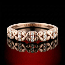 Five-Stone Diamond Floral Band