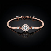 Solitaire Halo Bracelet