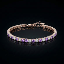 Violet Tennis Bracelet