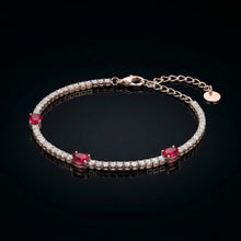 Ruby Trio Bracelet