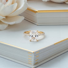 Radiant Two-Tone Pave Ring