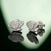 Silver Butterfly Wing Stud Earrings