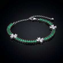Green Aura floral Bracelet