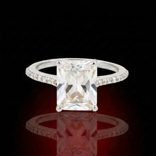 Radiant Two-Tone Pave Ring