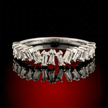 Baguette Diamond Zig-Zag Band