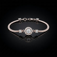 Solitaire Halo Bracelet