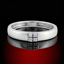 Four-Stone Diamond Square Cluster Band