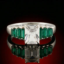 Emerald-Cut Baguette Accent Ring