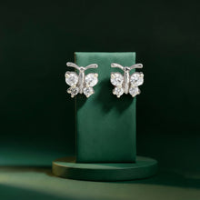 Silver Butterfly Stud Earrings